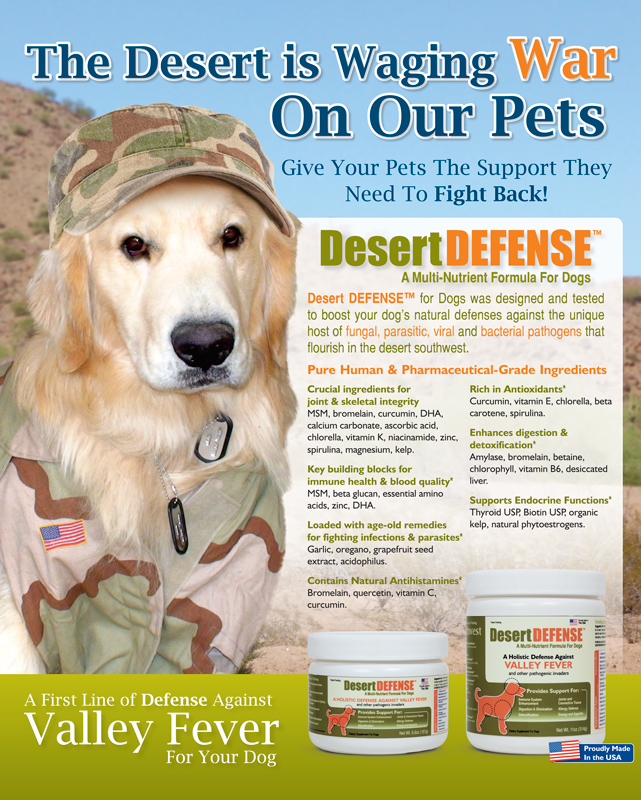 Desert Defense Dogs A First Line of Defense Against Valley Fever for